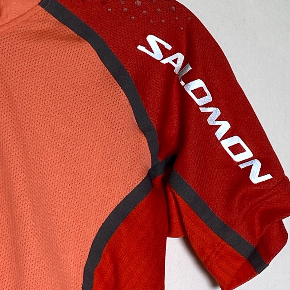 Salomon Shirt Top LAB Women's M Running Cycling Short Sleeve Half Zip - Picture 3 of 12